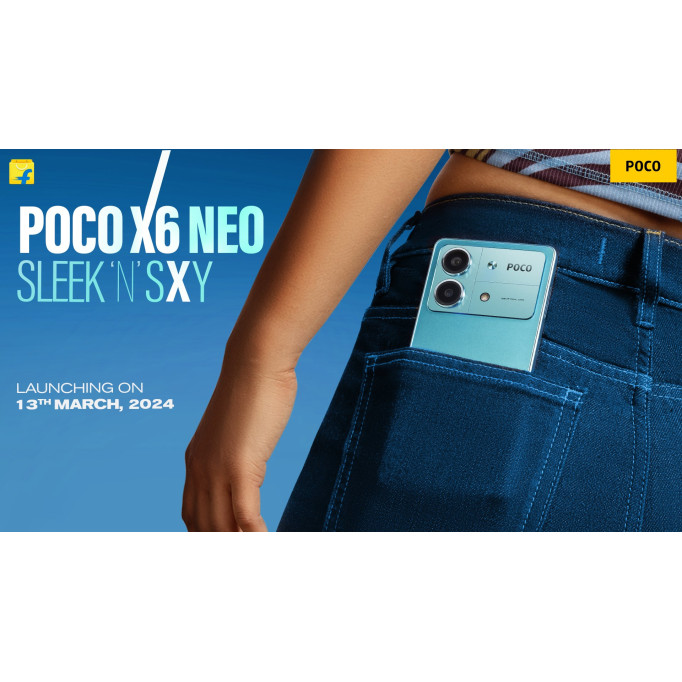 Стала відома дата запуску та дизайн Poco X6 Neo, який отримає 108-мегапіксельну камеру