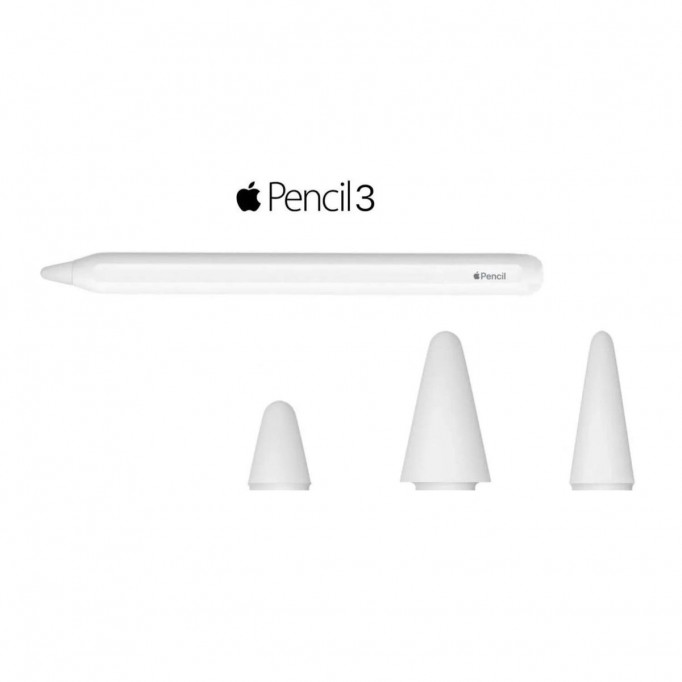 Apple Pencil 3 зі змінними магнітними наконечниками з'явиться цього тижня