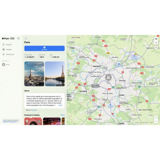 Apple Maps тепер доступні в Інтернеті (в бета-версії)