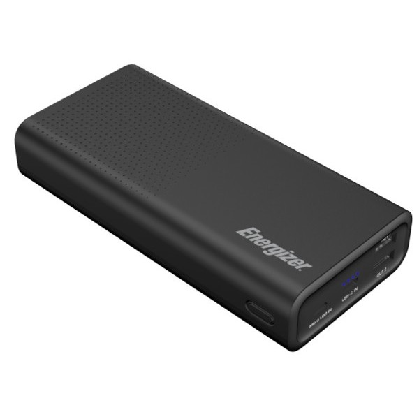 Зовнішній акумулятор Power Bank Energizer UE20012-20000 mAh Li-pol+TYPE-C Black