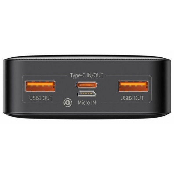 Внешний аккумулятор Power Bank Baseus Bipow 20000mAh 20W Display Black (PPDML-M01)
