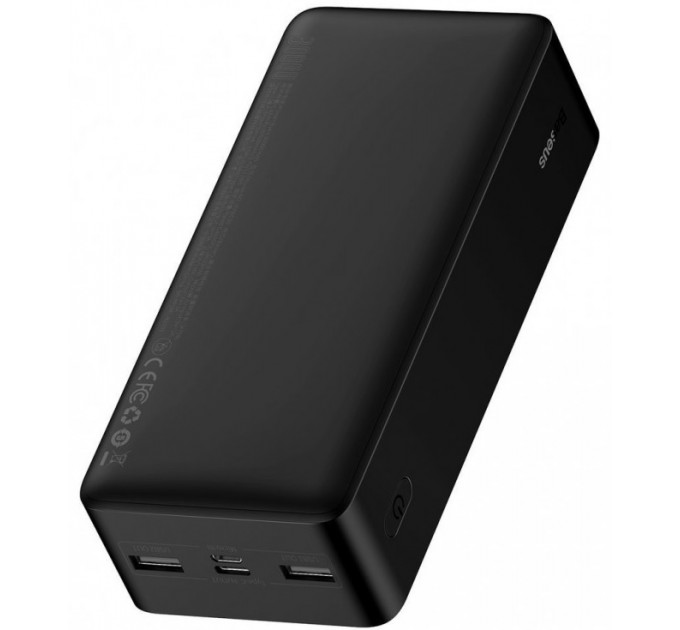 Внешний аккумулятор Power Bank Baseus Bipow 30000mAh 15W Display Black (PPDML-K01)