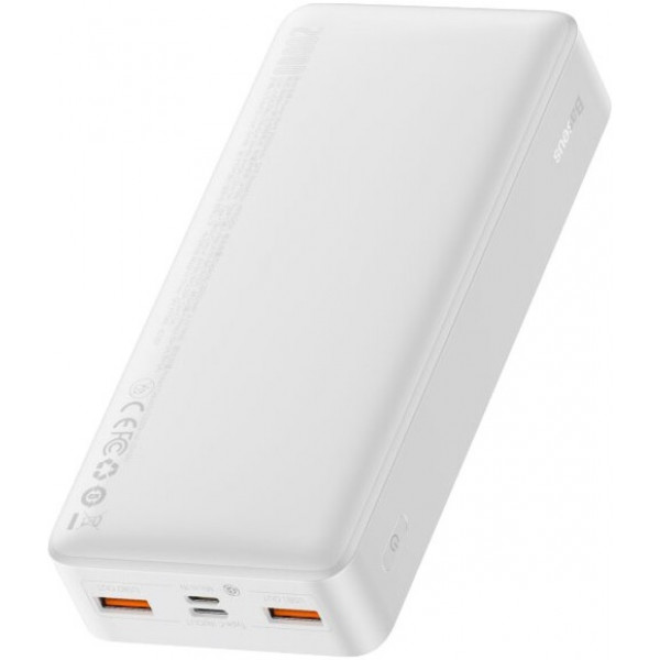 Внешний аккумулятор Power Bank Baseus Bipow 20000mAh 20W Display White (PPDML-M02)