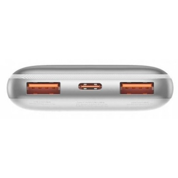 Внешний аккумулятор Power Bank Baseus Bipow Pro 10000mAh 20W Display White (PPBD040102)