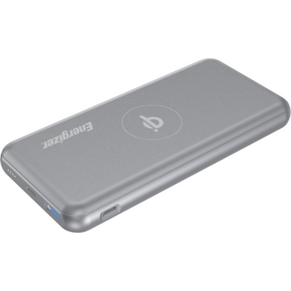 Внешний аккумулятор Power Bank Energizer QE10007PQ-10000mAh Qi wireless Type-C PD (G)