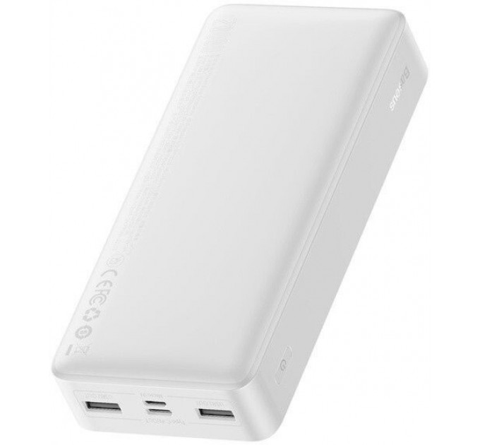 Зовнішній акумулятор Power Bank Baseus Bipow 20000mAh 15W Display White (PPDML-J02)