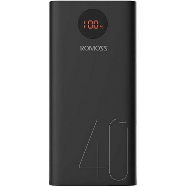 Внешний аккумулятор Power Bank Romoss 40000mAh 18W Black (PEA40-112-2135)