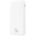 Зовнішній акумулятор Power Bank Baseus Airpow Quick Charge 20000mAh 20W White (PPAP20K)