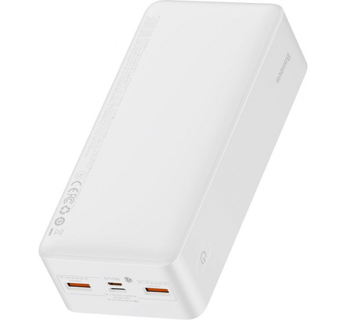 Внешний аккумулятор Power Bank Baseus Bipow 30000mAh 20W Display White (PPDML-N02)