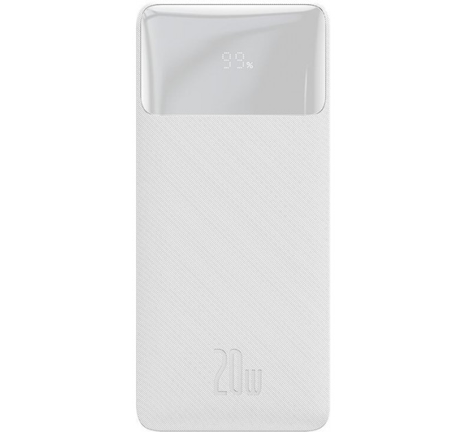 Внешний аккумулятор Power Bank Baseus Bipow 30000mAh 20W Display White (PPDML-N02)