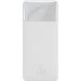 Внешний аккумулятор Power Bank Baseus Bipow 30000mAh 20W Display White (PPDML-N02)