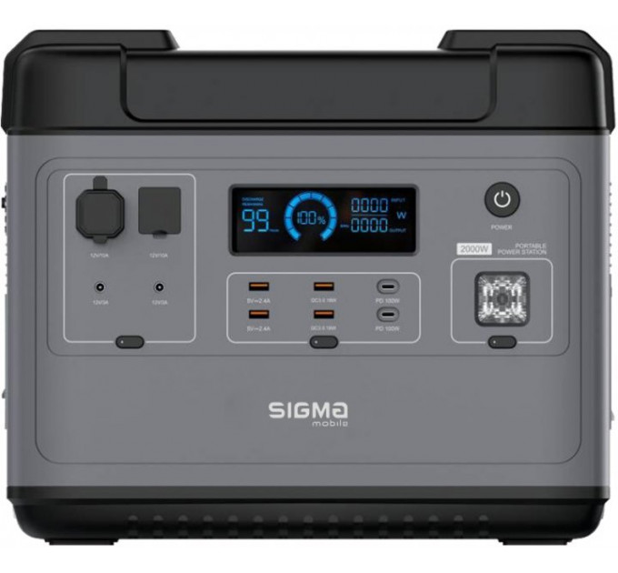 Зарядна станція Sigma mobile X-Power SI140APS Black-Grey (4827798424513)