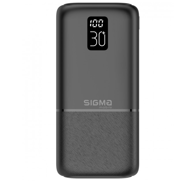 Power Bank Sigma mobile X-Power SI30A3QL 30000mAh Black (4827798423912)