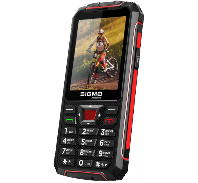 Мобільний телефон Sigma mobile X-treme PR68 Dual Sim Black/Red (4827798122129)