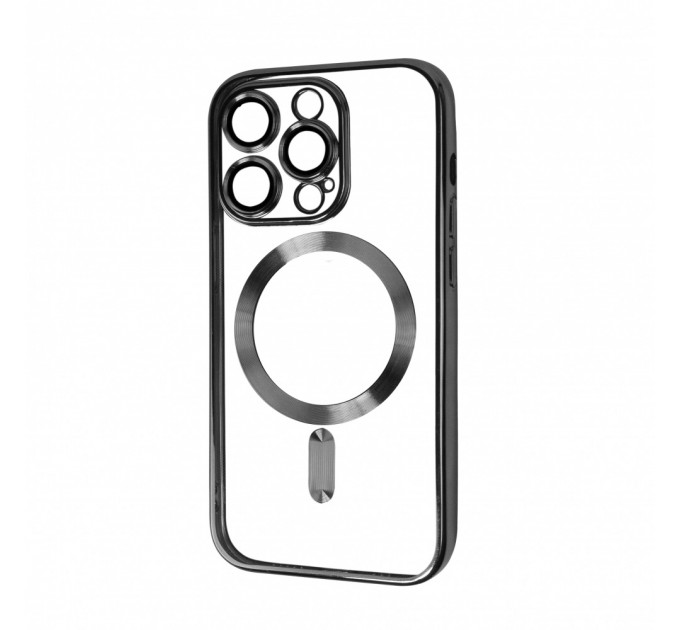 Прозрачный чехол Chrome Case MagSafe для iPhone 14 Pro Black