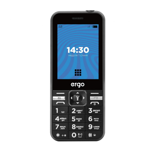 Мобильный телефон Ergo E281 Dual Sim Black