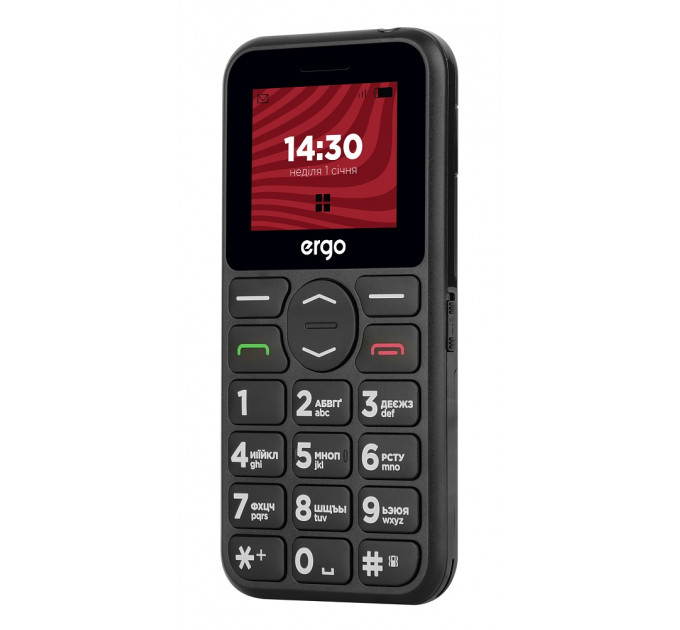 Мобильный телефон Ergo R181 Dual Sim Black