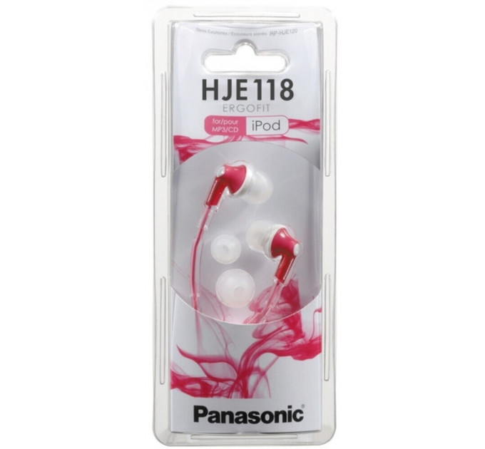 Наушники Panasonic RP-HJE118GU-P Pink