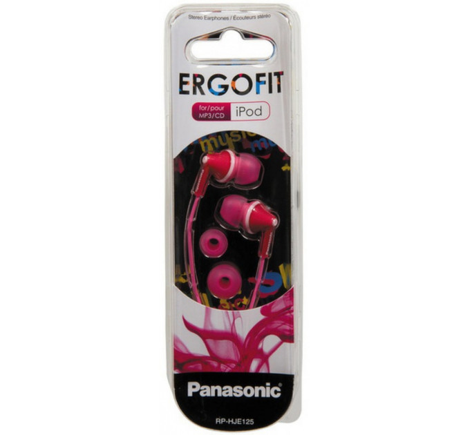 Навушники Panasonic RP-HJE125E-P Pink