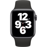 Apple Watch SE GPS 40mm Space Gray Aluminum Case with Black Sport Band (MYDP2) Approved Витринный образец