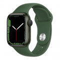 Apple Watch Series 7 45mm Green Aluminum Case with Clover Sport Band (MKN73, MKNQ3) Approved Витринный образец