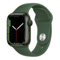 Apple Watch Series 7 45mm Green Aluminum Case with Clover Sport Band (MKN73, MKNQ3) Approved Вітринний зразок