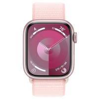 Apple Watch Series 9 GPS 41mm Pink Aluminium with Light Pink Sport Loop (MR953)