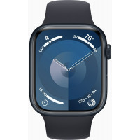 Apple Watch Series 9 GPS 45mm Midnight Aluminium with Midnight Sport Band M/L (MR9A3)