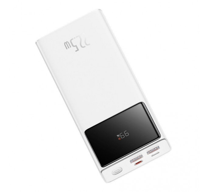 Зовнішній акумулятор Power Bank Baseus Star Lord 20000mAh 22.5W Display White (PPXJ060002)