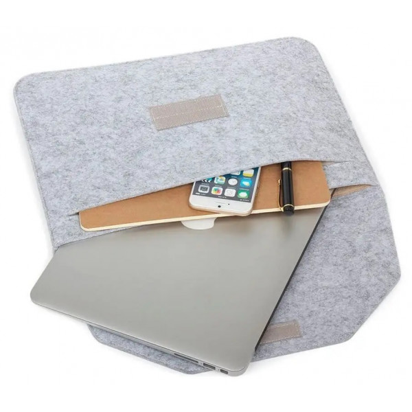 Чехол из войлока для MacBook Air/Pro 15.4 Silver