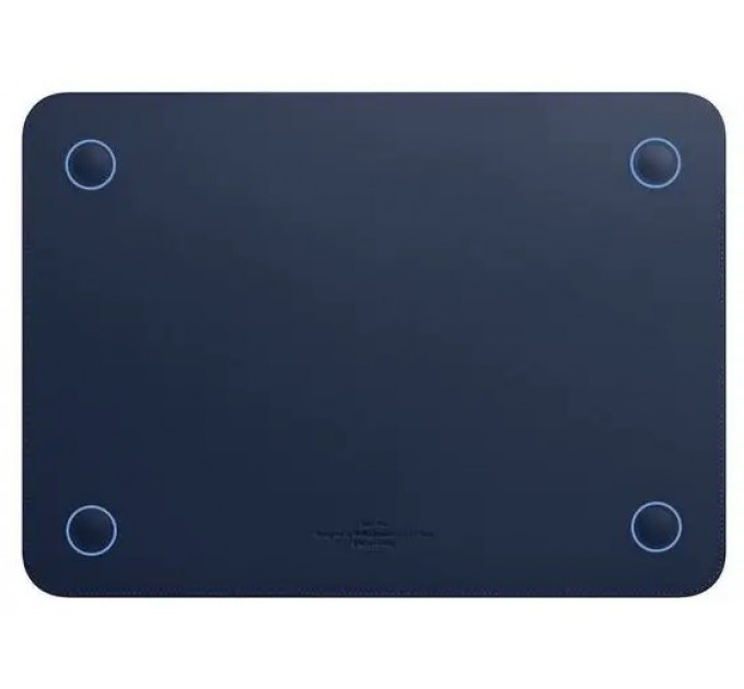 Чехол WIWU Skin Pro 2 Leather Sleeve for MacBook Pro 14.2 Navy Blue