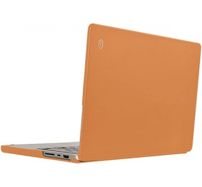 Накладка WIWU Leather Shield MacBook Pro 14.2 Brown (A2442)