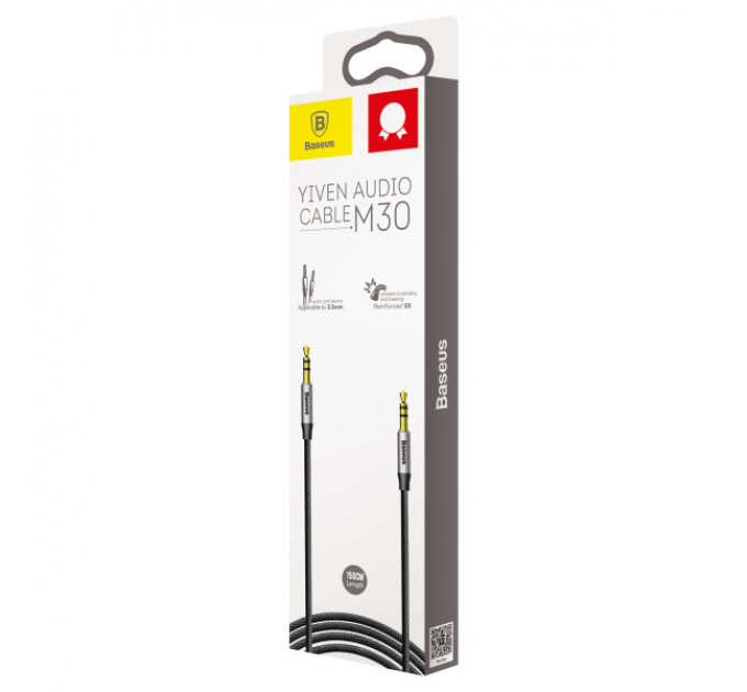 Кабель Baseus Yiven Audio Cable M30 1.5m Black