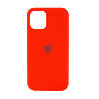 Силиконовая накладка Silicone Case Full для iPhone 13 Mini Red