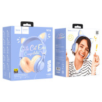 Навушники накладні Hoco W36 Cat Ear Headphones With Mic Dream Blue