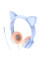 Наушники накладные Hoco W36 Cat Ear Headphones With Mic Dream Blue