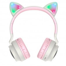 Наушники накладные Hoco W27 Cat Ear Wireless Headphones Gray