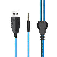 Наушники накладные Hoco W105 Joyful Gaming Headphones Blue
