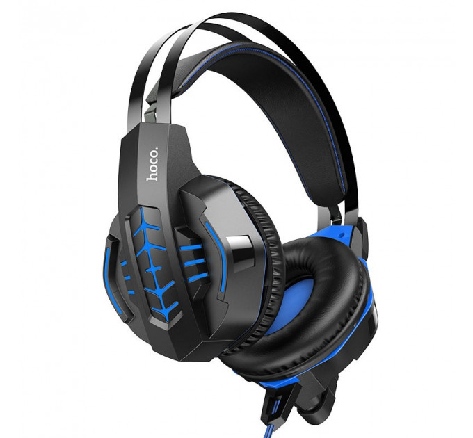 Наушники накладные Hoco W102 Cool Tour Gaming Headphones Blue
