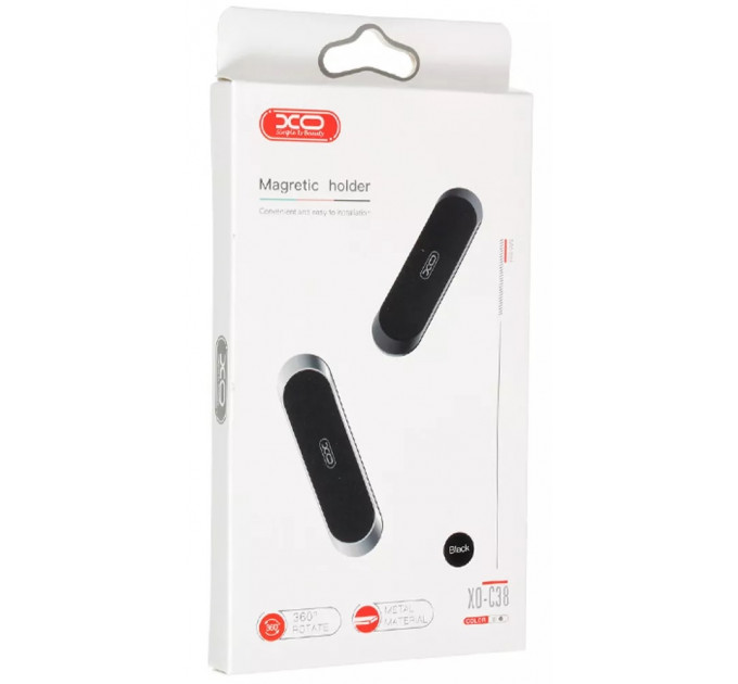 Автодержатель XO C38 Magnetic Suction Holder Black