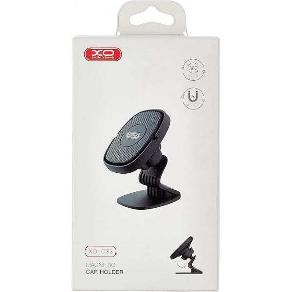 Автотримач XO C33 Magnetic Car Holder Black