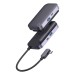 Type-C HUB Baseus PadJoy 4-Port Adapter Dark Gray