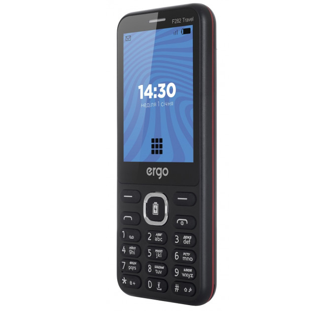 Мобильный телефон Ergo F282 Dual Sim Black
