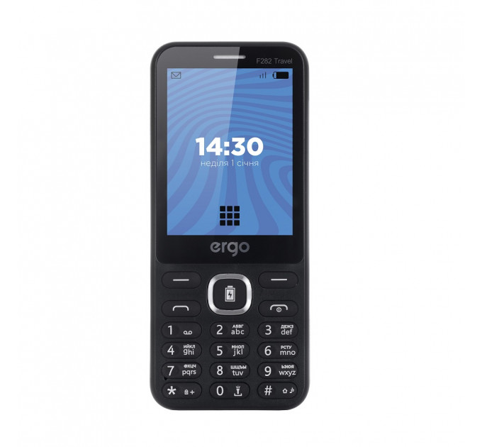 Мобильный телефон Ergo F282 Dual Sim Black