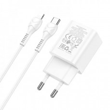 Мережевий зарядний пристрій Hoco N27 Innovative 20W 1 Type-C White