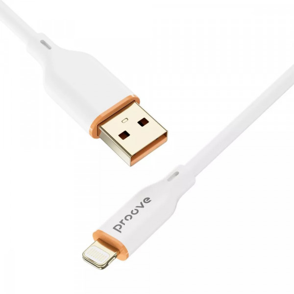 Кабель Proove Jelly Silicone Lightning 2.4A 1m White (CCJS20001102)