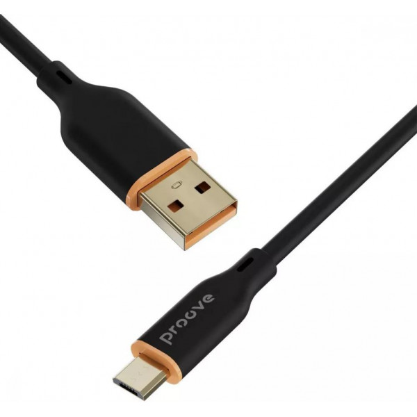 Кабель Proove Jelly Silicone Type-C 2.4A 1m Black (CCJS20001201)