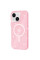 Чехол Galaxy Sparkle MagFit для iPhone 13/14 Pink+Glitter