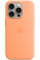 Чохол Silicone Case MagSafe & SplashScreen iPhone 15 Pro Max Orange Sorbet