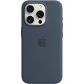 Чехол Silicone Case MagSafe & SplashScreen iPhone 15 Pro Max Storm Blue